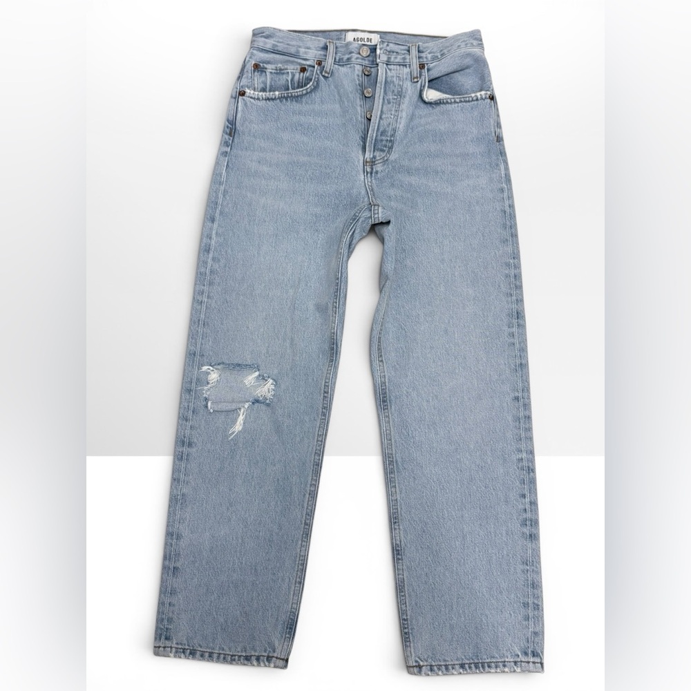 Agolde 90’s Crop Denim Jeans Color: Segment | Style #: A173D-1141 | Size: 24 EUC